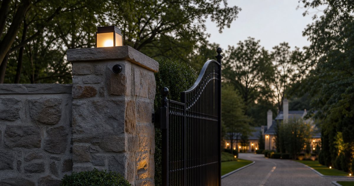 How do you integrate security cameras and access control into a whole-home automation system?